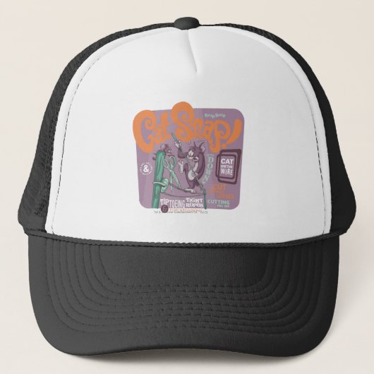 Tom en Jerry Cat Snap Trucker Pet (Voorkant)
