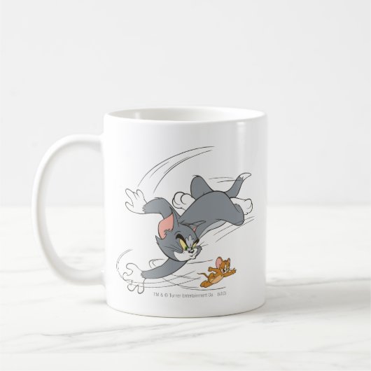 Tom en Jerry Chase Draaien Koffiemok (Links)
