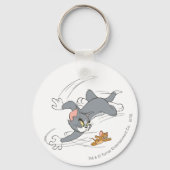 Tom en Jerry Chase Draaien Sleutelhanger (Voorkant)