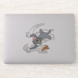 Tom en Jerry Chase Draaien Sticker