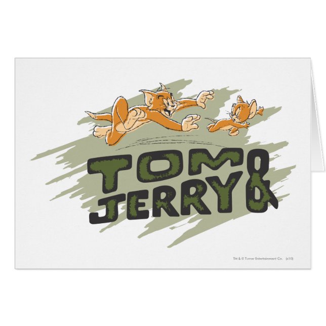 Tom en Jerry Chase Logo (Voorkant Horizontaal)