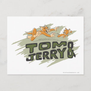 Tom en Jerry Chase Logo Briefkaart