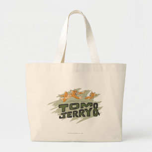 Tom en Jerry Chase Logo Grote Tote Bag