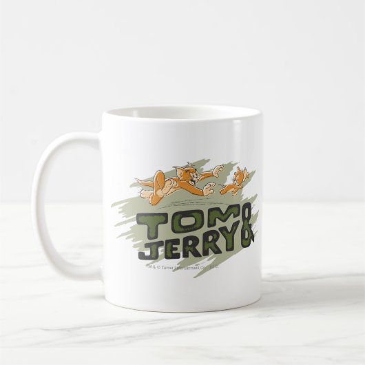 Tom en Jerry Chase Logo Koffiemok (Links)