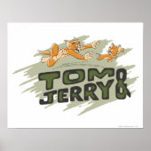 Tom en Jerry Chase Logo Poster (Voorkant)