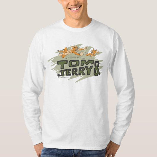 Tom en Jerry Chase Logo T-shirt (Voorkant)