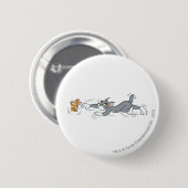 Tom en Jerry Chase Ronde Button 5,7 Cm (Voorkant /achterkant)
