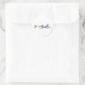 Tom en Jerry Chase Ronde Sticker (Tas)