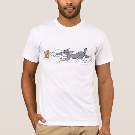 Tom en Jerry Chase T-shirt (Voorkant)