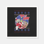 Tom en Jerry Classic Kerstmis Ugly Sweater_1 Servet (Voorkant)