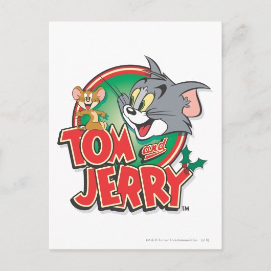 Tom en Jerry Classic Logo Briefkaart (Voorkant)
