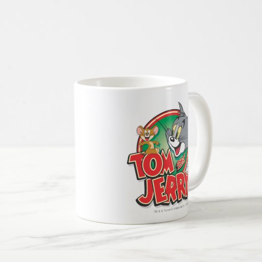 Tom en Jerry Classic Logo Koffiemok (Voorkant rechts)