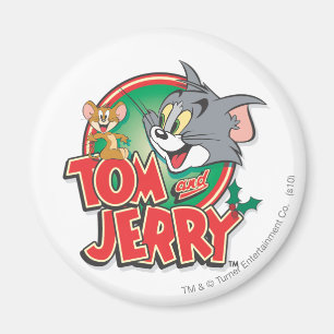 Tom en Jerry Classic Logo Magneet