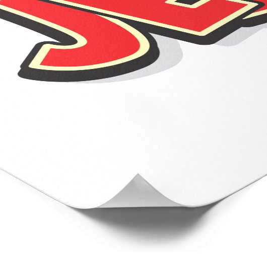 Tom en Jerry Classic Logo Poster (Hoek)