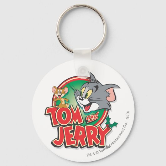 Tom en Jerry Classic Logo Sleutelhanger (Voorkant)