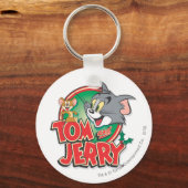 Tom en Jerry Classic Logo Sleutelhanger (Voorkant)