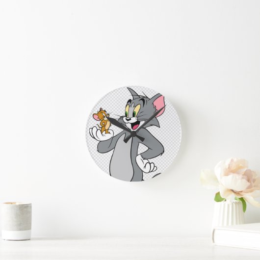 Tom en Jerry Clock Ronde Klok (Huis)