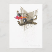 Tom en Jerry Custome Wheels Briefkaart (Voorkant)