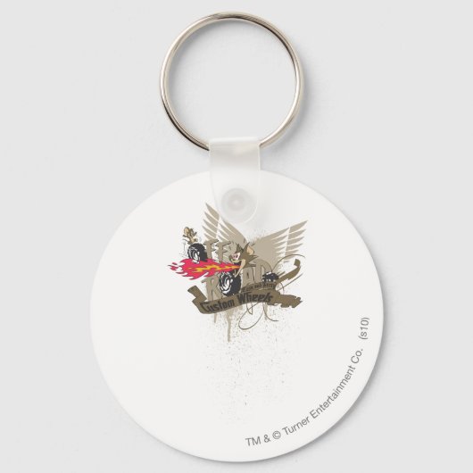 Tom en Jerry Custome Wheels Sleutelhanger (Voorkant)