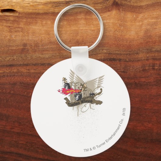 Tom en Jerry Custome Wheels Sleutelhanger (Voorkant)