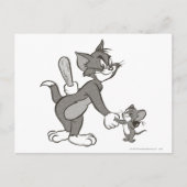Tom en Jerry Deceitful Handshake Briefkaart (Voorkant)