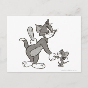 Tom en Jerry Deceitful Handshake Briefkaart