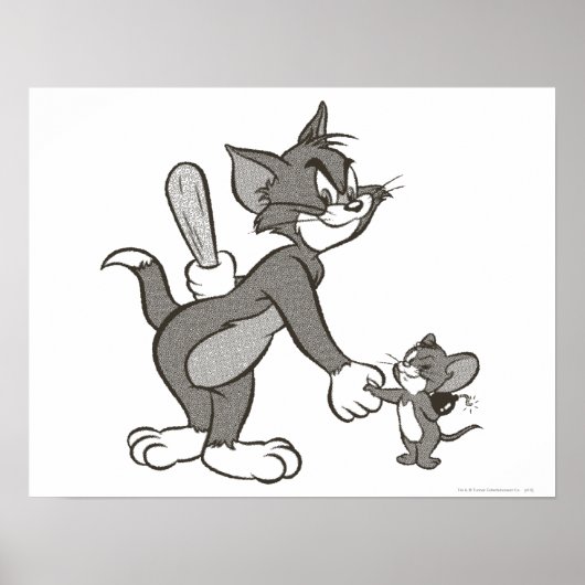 Tom en Jerry Deceitful Handshake Poster (Voorkant)