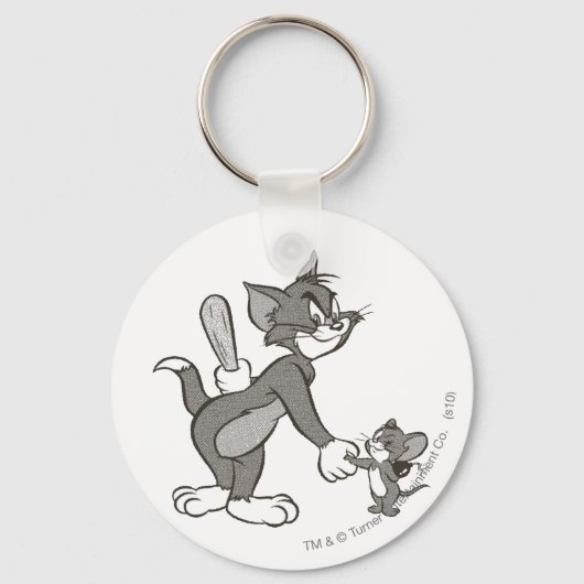 Tom en Jerry Deceitful Handshake Sleutelhanger (Voorkant)