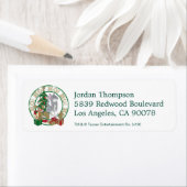 Tom en Jerry die Cadeaus openen Etiket (Insitu)