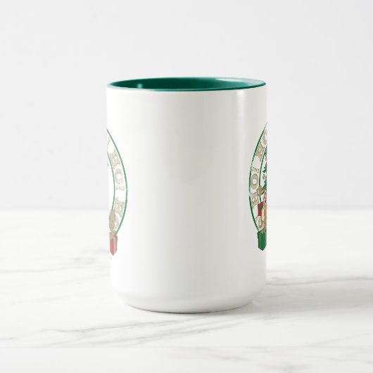 Tom en Jerry die Cadeaus openen Mok (Midden)