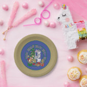 Tom en Jerry die Cadeaus openen Papieren Bordje (Feest)