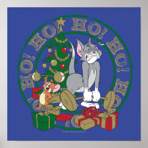 Tom en Jerry die Cadeaus openen Poster