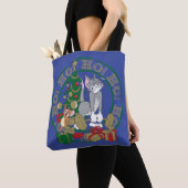 Tom en Jerry die Cadeaus openen Tote Bag (Dichtbij)