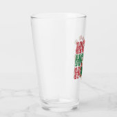 Tom en Jerry die cadeautjes in een slee leveren Glas (Rechts)