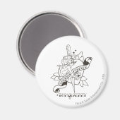 Tom en Jerry Enemies Forever 1 Magneet (Voorkant / Achterkant)