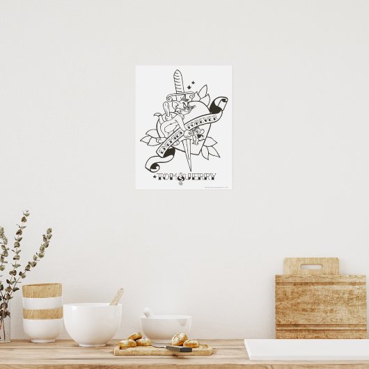 Tom en Jerry Enemies Forever 1 Poster (Keuken)