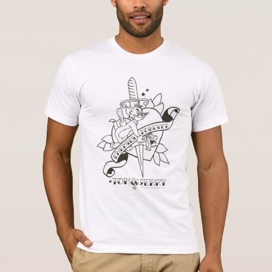 Tom en Jerry Enemies Forever 1 T-shirt (Voorkant)
