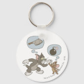Tom en Jerry Evil Thoughts Sleutelhanger (Voorkant)