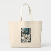 Tom en Jerry Grimey Grote Tote Bag (Voorkant)