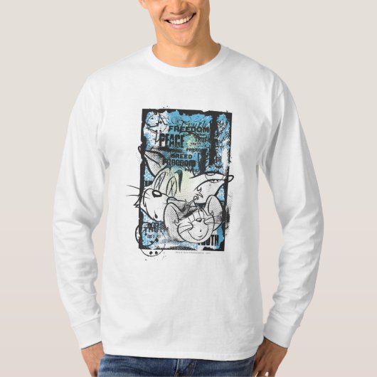 Tom en Jerry Grimey T-shirt (Voorkant)
