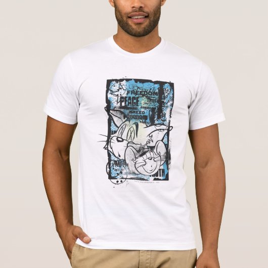 Tom en Jerry Grimey T-shirt (Voorkant)