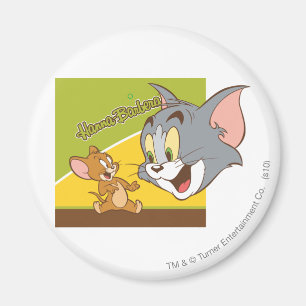 Tom en Jerry Hanna Barbera Logo Magneet