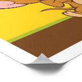 Tom en Jerry Hanna Barbera Logo Poster (Hoek)