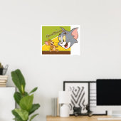 Tom en Jerry Hanna Barbera Logo Poster (Thuiskantoor)
