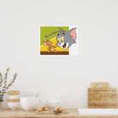 Tom en Jerry Hanna Barbera Logo Poster (Keuken)