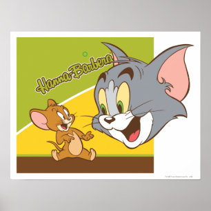Tom en Jerry Hanna Barbera Logo Poster