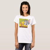 Tom en Jerry Hanna Barbera Logo T-shirt (Voorkant volledig)