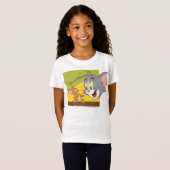 Tom en Jerry Hanna Barbera Logo T-shirt (Voorkant volledig)