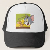Tom en Jerry Hanna Barbera Logo Trucker Pet (Voorkant)