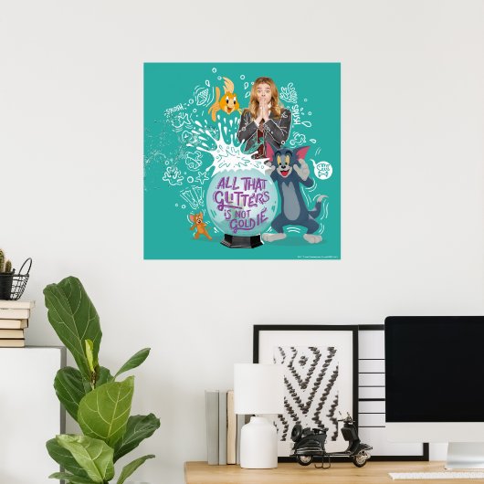 Tom en Jerry - het enige dat glitters zijn is niet Poster (Thuiskantoor)